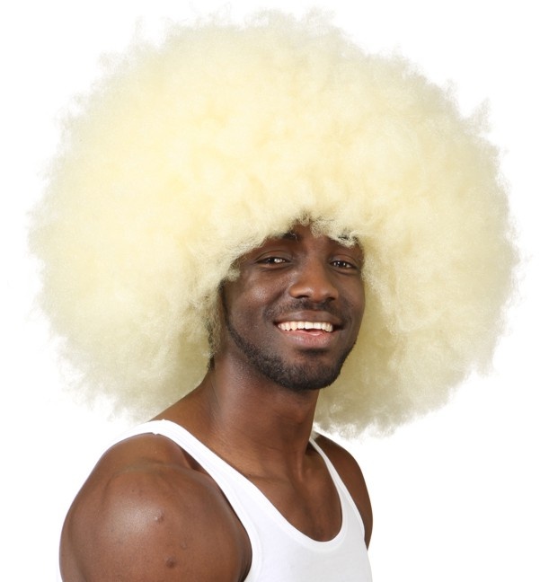 Blonde Jimmy Afroperücke Faschingsperücke Kostümperücke Superafro